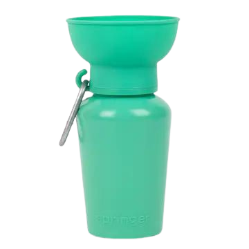 Springer Flip 20oz Dog Travel Water Bottle - Green