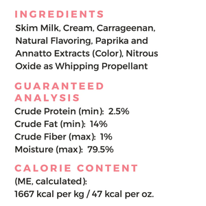 PupCup Frozen Whipped Treat for Dogs - Bacon Flavor 13oz