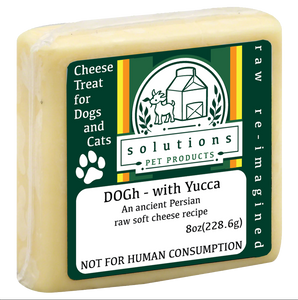 Solutions Frozen Functional Treats - DOGh Raw Soft Goat Milk Cheese with Yucca 8oz
