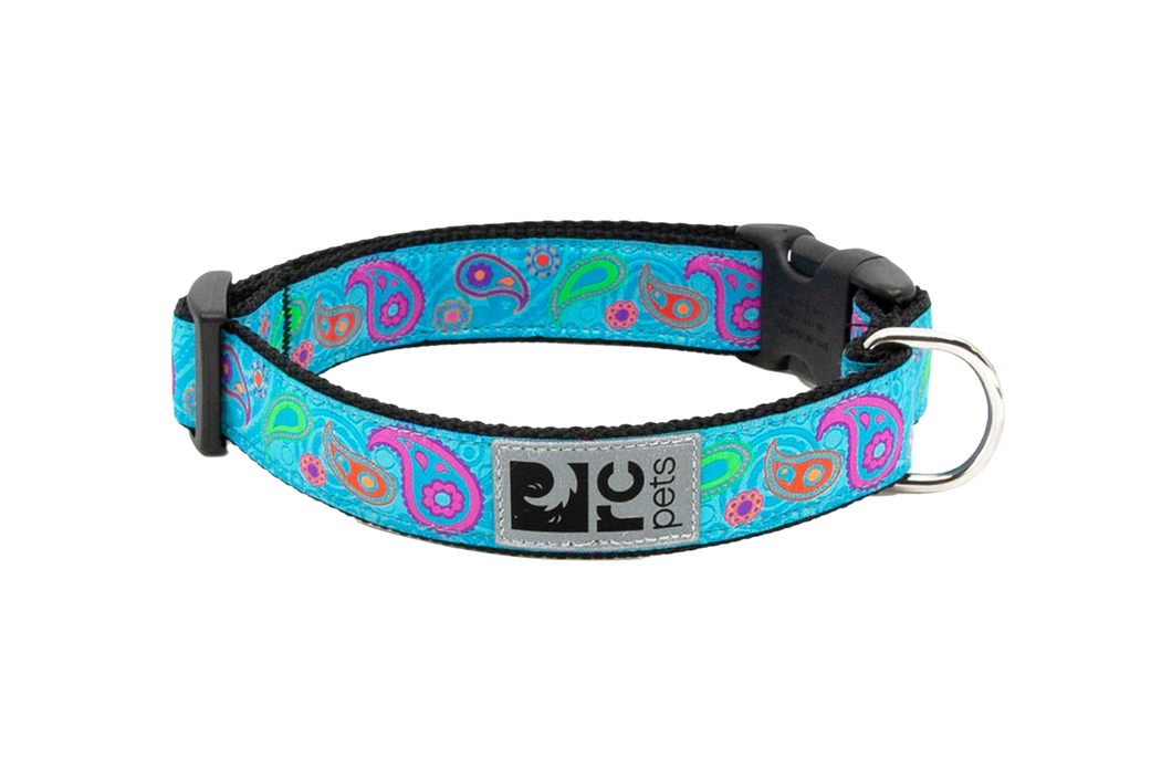 RC Pets Patterned Dog Clip Collar - Tropical Paisley