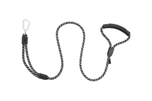 RC Pets Premium Rope Dog Leash 1/2"x5' - Black