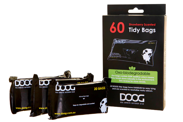 DOOG Biodegradable Pickup Bags 60ct (3pks of 20)