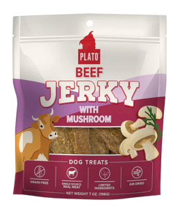 Plato Jerky Beef & Mushroom 7oz Bag