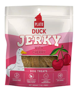 Plato Jerky Duck & Cherry 7oz Bag