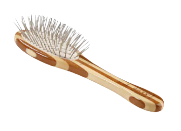 Bass Brushes Style & Detangle Bamboo Pet Brush - Small Oval