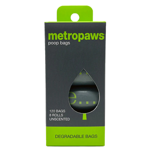 Metro Paws Degradable Poop Bags 120ct (8 rolls/box)