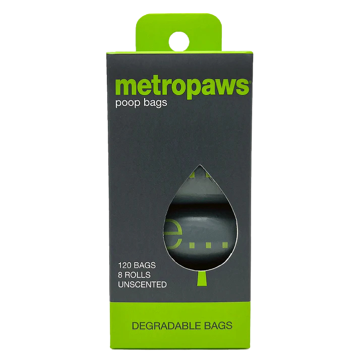 Metro Paws Degradable Poop Bags 120ct (8 rolls/box)