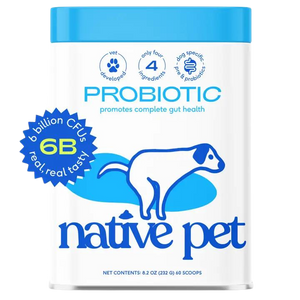 Native Pet Probiotic Supplement 8.2oz Tin