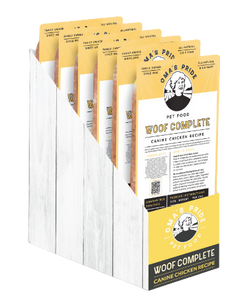 Oma's Pride Frozen Raw Woof Complete Canine Chicken Recipe 1lb Block