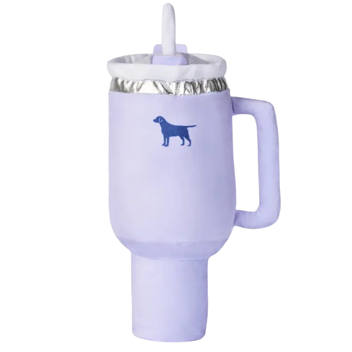 PUPROAR Pup Cup Tumbler Plush Dog Toy - Lavender Purple