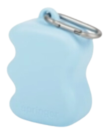 Springer Silicone Dog Treat Dispenser Pouch - Light Blue