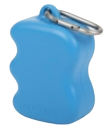 Springer Silicone Dog Treat Dispenser Pouch - Electric Blue