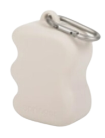 Springer Silicone Dog Treat Dispenser Pouch - Light Grey
