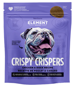 Nutrisource Element Crispy Crispers Chicken & Duck Dog Treats 4oz Bag