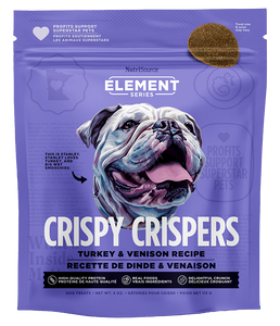 Nutrisource Element Crispy Crispers Turkey & Venison Dog Treats 4oz Bag
