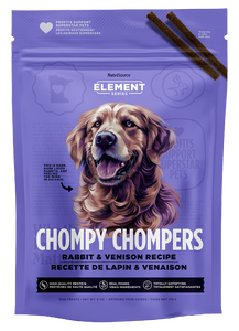 Nutrisource Element Chompy Chompers Rabbit & Venison Dog Treats 6oz Bag
