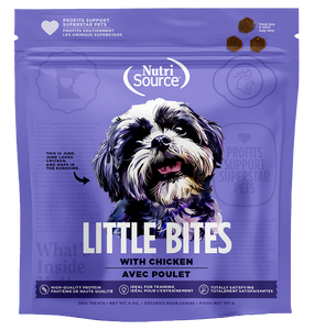 Nutrisource Little Bites Chicken Dog Treats 6oz Bag