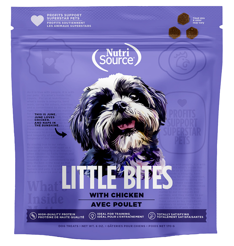Nutrisource Little Bites Chicken Dog Treats 6oz Bag