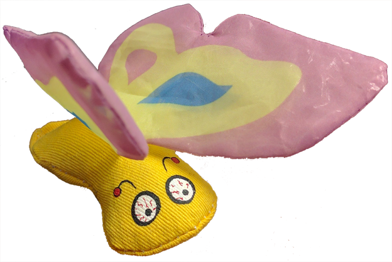Yeowww! Butterfly Purple Cat Toy