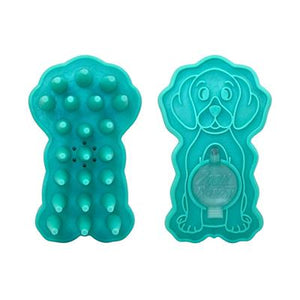 Kong ZoomGroom Bubbles Brush for Dogs - Blue LRG