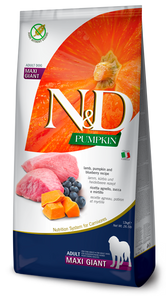 Farmina Pumpkin Dry Dog Food N&D Lamb & Blueberry Adult Maxi Giant