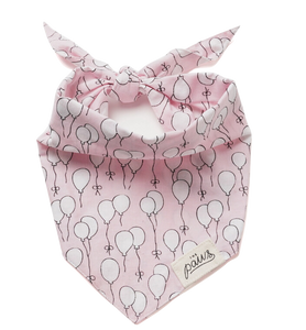 The Paws Party Blush Dog Bandana