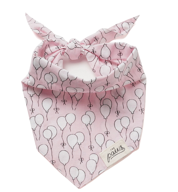The Paws Party Blush Dog Bandana