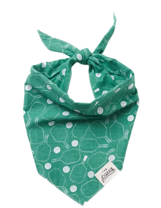 The Paws Pickleball Dog Bandana