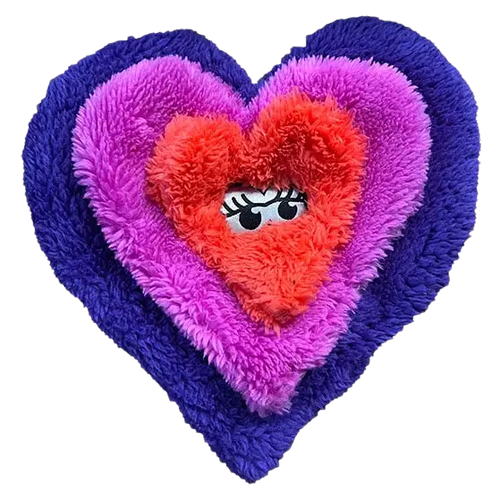 Cycle Dog Duraplush Heart Dog Toy