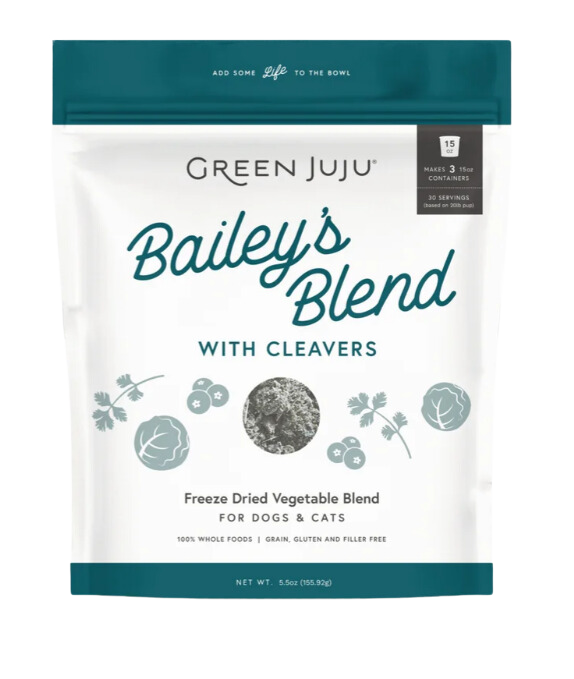 Green Juju Freeze-Dried Bailey's Blend with Cleavers