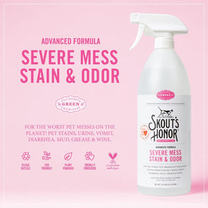 Skout's Honor Severe Mess Stain & Odor for Cats - 35oz Spray Bottle
