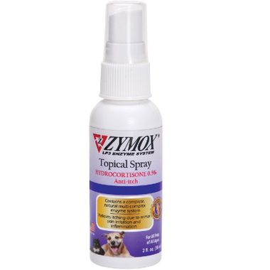 Zymox Topical Spray w/ Hydrocortisone - 2 oz bottle