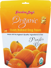 Load image into Gallery viewer, Grandma Lucy's Organic Oven Baked Treats - Pumpkin 14oz Bag