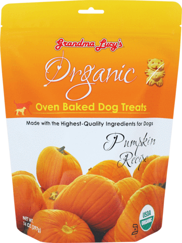 Grandma Lucy's Organic Oven Baked Treats - Pumpkin 14oz Bag