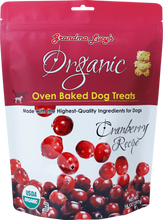 Load image into Gallery viewer, Grandma Lucy&#39;s Organic Oven Baked Treats - Cranberry 14oz Bag