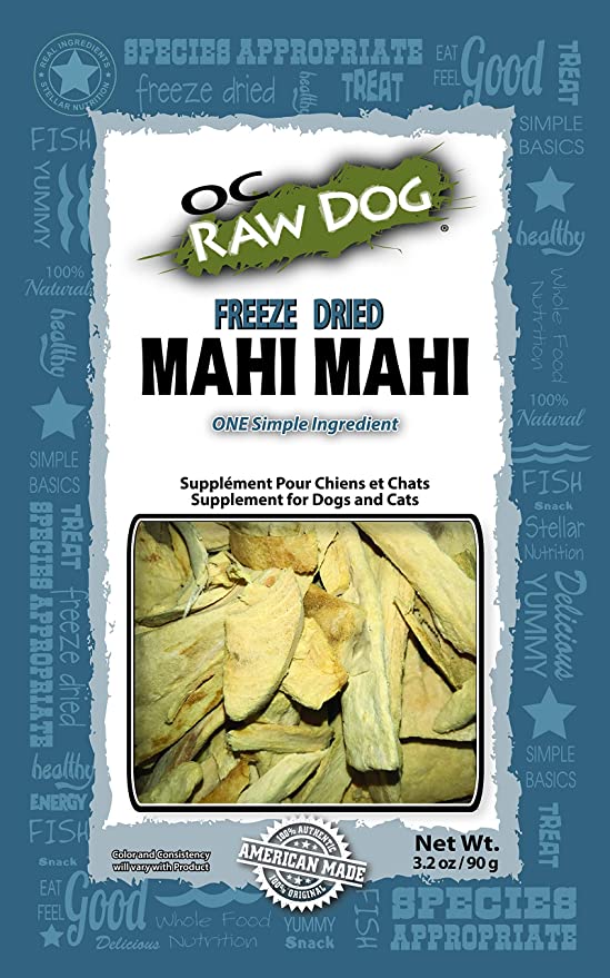OC Raw Freeze-Dried Treats - Mahi Mahi 3.2oz Bag