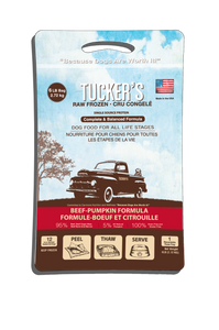 Tucker's Raw Frozen Dog Food - Beef & Pumpkin 6lb Bag