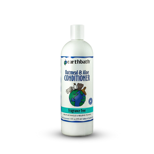 Earthbath Dog Conditioner - Oatmeal & Aloe Fragrance Free - 16oz Bottle
