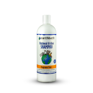 Earthbath Dog Shampoo - Oatmeal & Aloe Fragrance Free - 16oz Bottle