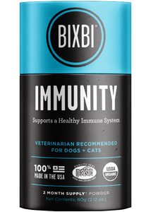 Bixbi Mushroom Supplements for Dogs & Cats - Immunity 60g/2.12oz Jar
