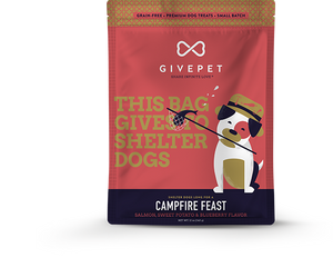 GivePet Grain Free Dog Treats - Campfire Feast 12oz Bag