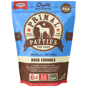 Primal Frozen Raw Dog Food Duck