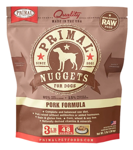 Primal Frozen Raw Dog Food Pork