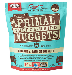 Primal Freeze-Dried Raw Cat Food Chicken & Salmon Formula