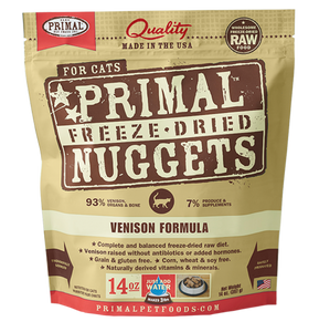 Primal Freeze-Dried Raw Cat Food Venison Formula *Special Order Only*