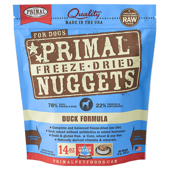 Primal Freeze-Dried Dog Food - Duck