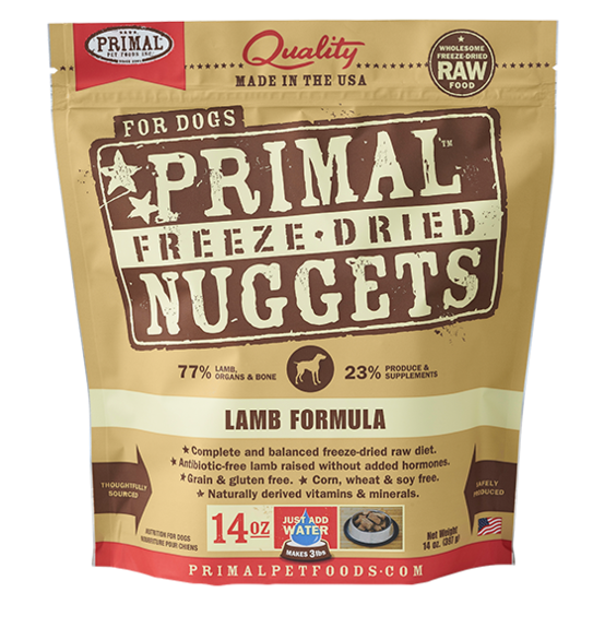 Primal Freeze-Dried Dog Food - Lamb