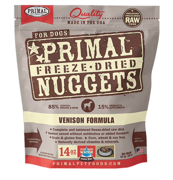 Primal Freeze-Dried Dog Food - Venison