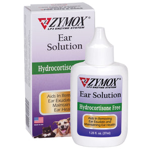 Zymox Ear Solution w/out Hydrocortisone - 1.25oz bottle