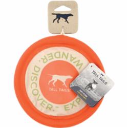 Tall Tails Canvas Flying Disc Dog Toy - Orange 7